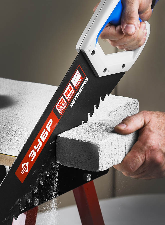 ЗУБР 1,5 TPI, 500 мм, ножовка по пенобетону (пила) 15157-50 купить по цене 1&nbsp;540 ₽ в интернет магазине ТЕХСАД