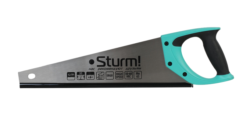 Ножовка по дереву Sturm! 1060-57-350 купить по цене 450 ₽ в интернет магазине ТЕХСАД
