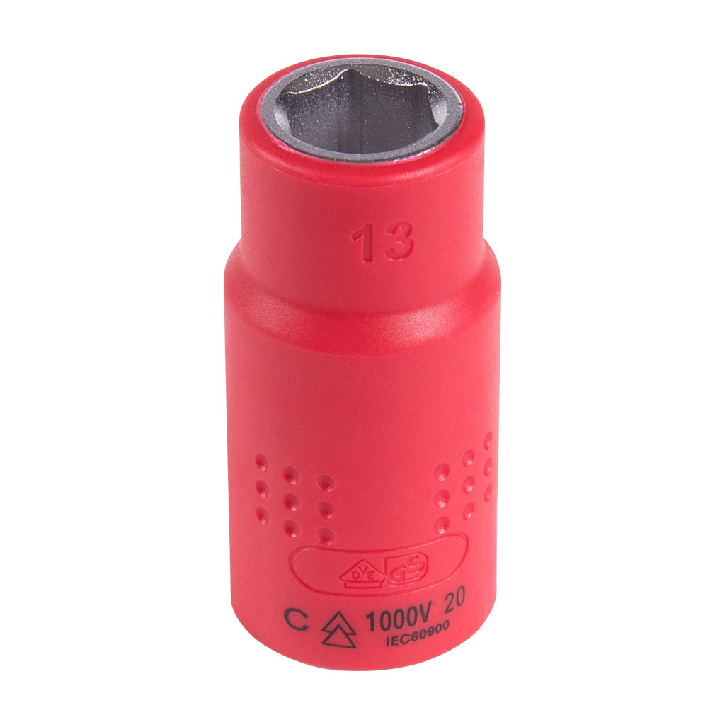 Головка торцевая диэлектрическая шестигранная 1/2'', 13 мм KING TONY 4335VE13M купить по цене 840 ₽ в интернет магазине ТЕХСАД