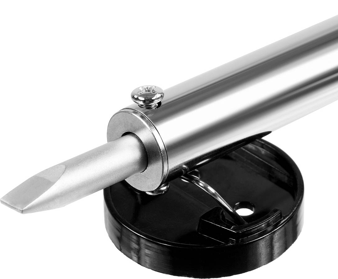 STAYER 80 Вт, 220 В, клин, двухкомпонентная рукоятка, электропаяльник Proterm 55300-80 Professional купить по цене 968 ₽ в интернет магазине ТЕХСАД