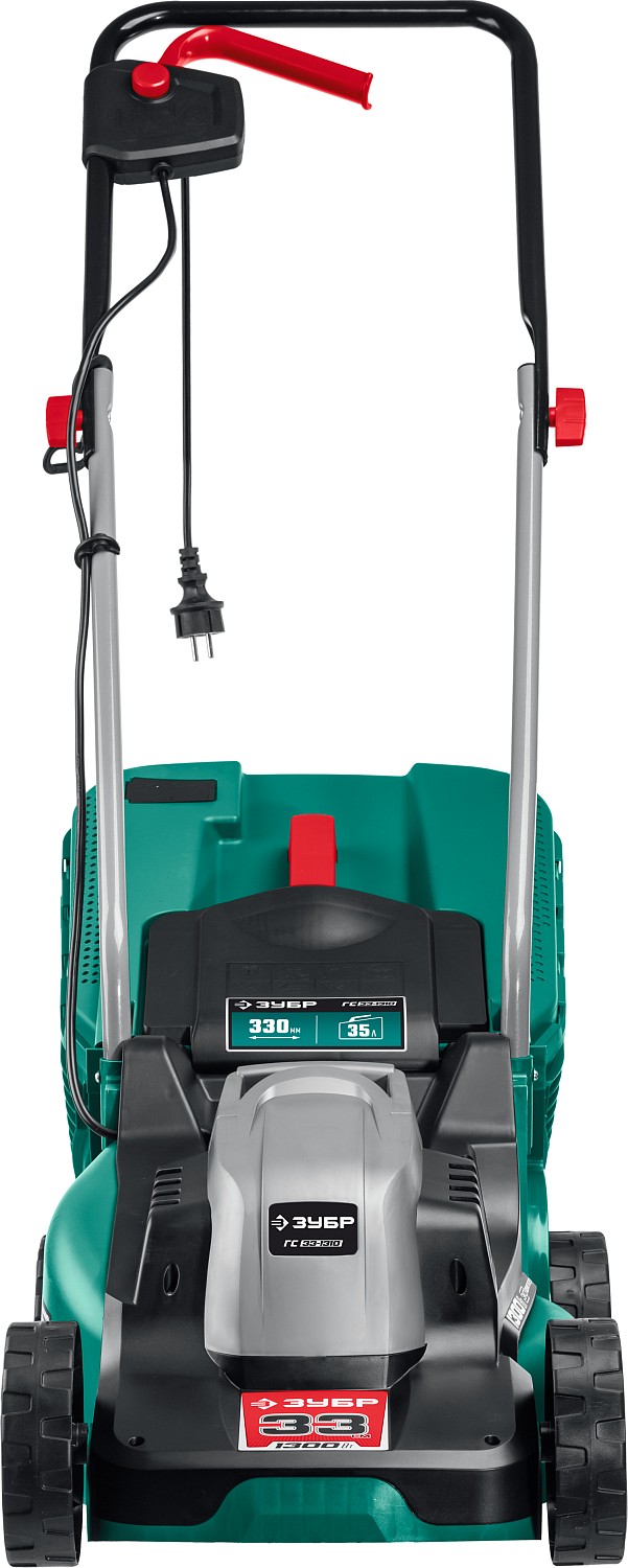 ЗУБР 1300 Вт, 330 мм, газонокосилка сетевая ГС-33-1310 Мастер купить по цене 10 020 ₽ в интернет магазине ТЕХСАД