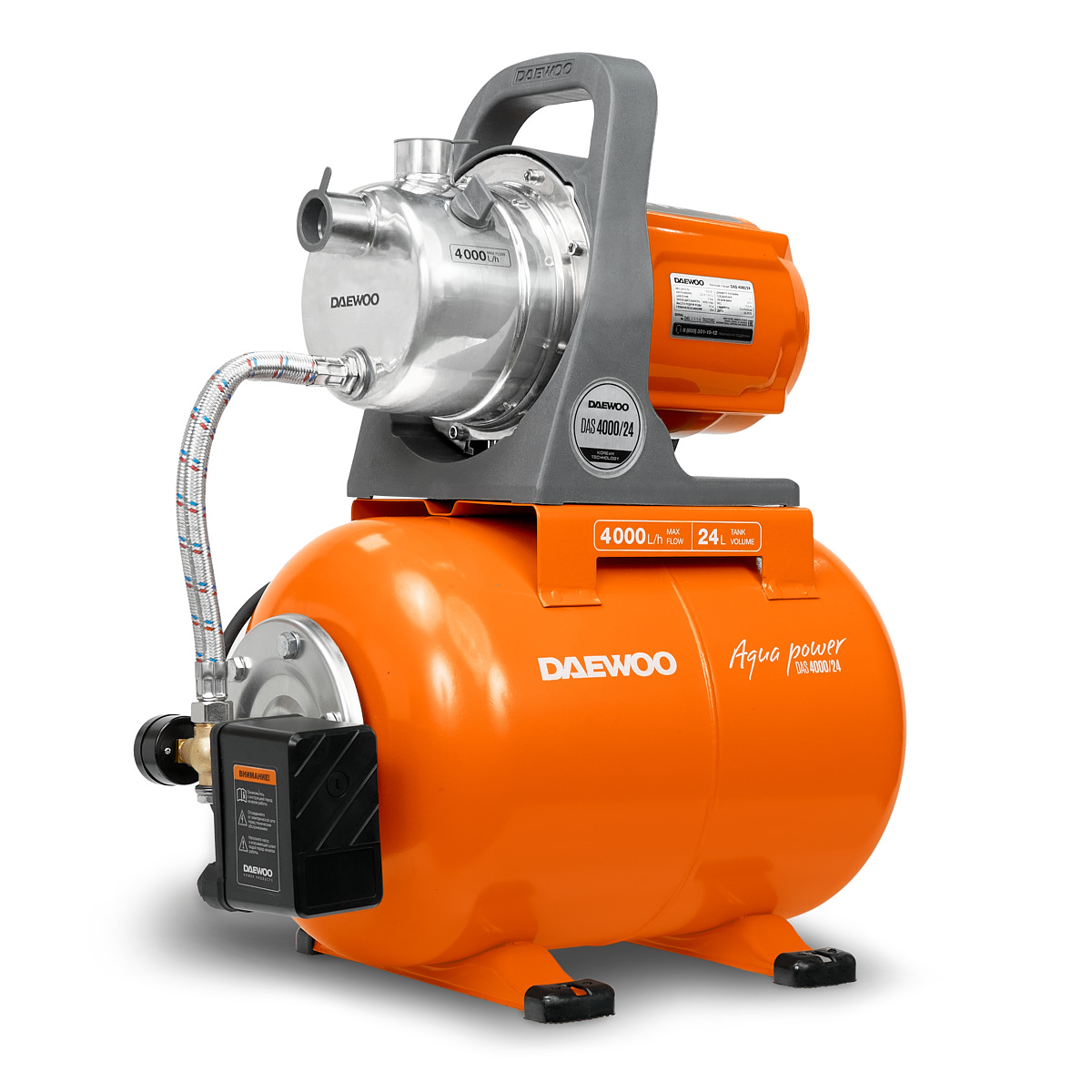 Насосная станция DAEWOO DAS 4000/24 купить по цене 17 590 ₽ в интернет магазине ТЕХСАД