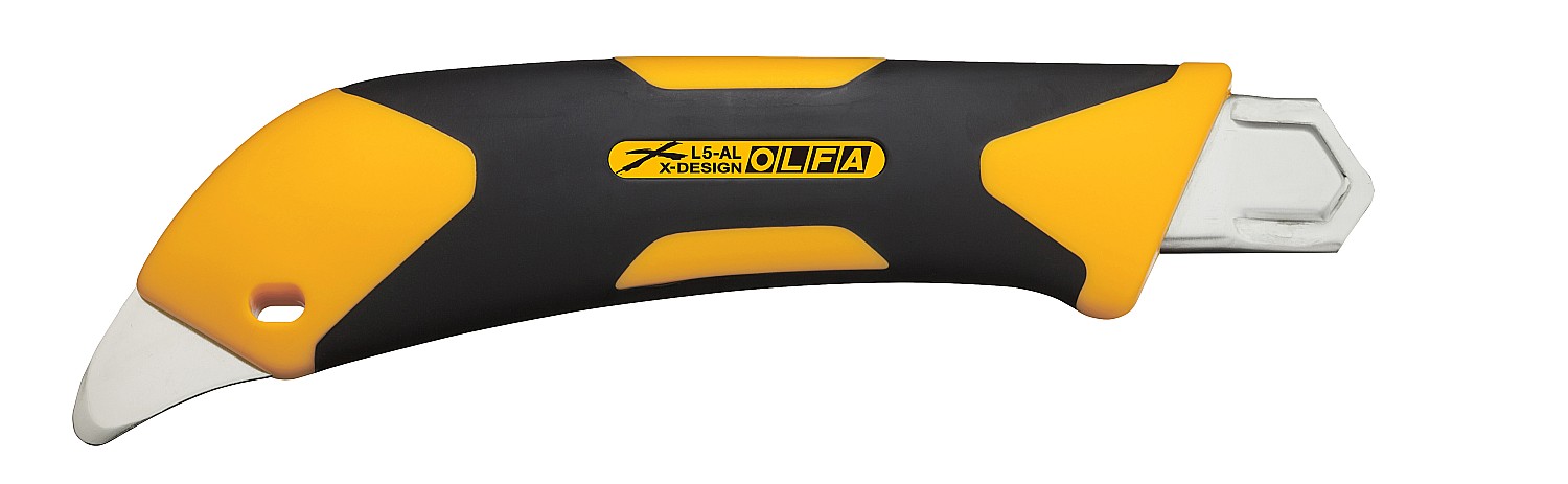 OLFA 18 мм, сегментированное лезвие, AUTOLOCK, нож OL-L5-AL купить по цене 1 320 ₽ в интернет магазине ТЕХСАД