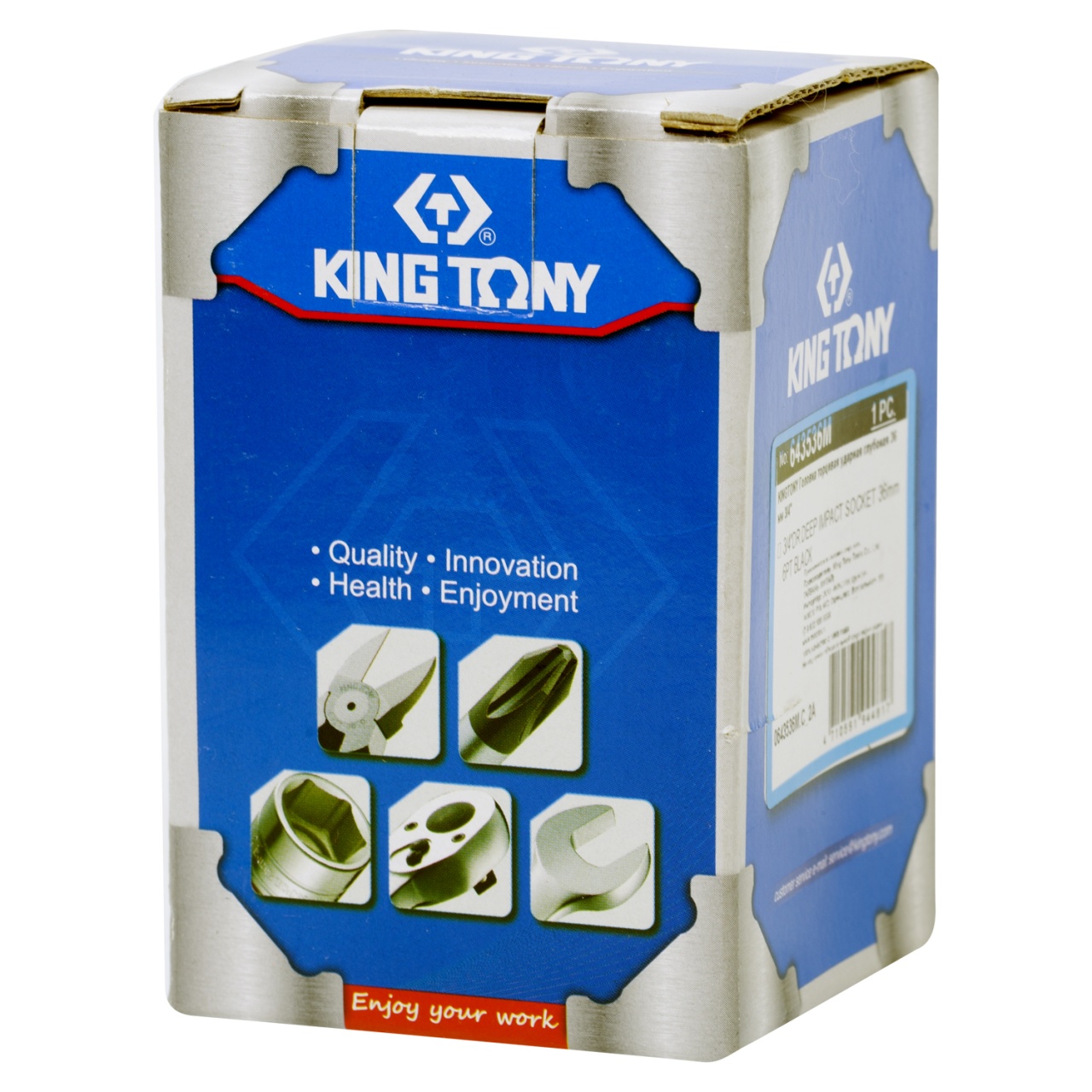 Головка торцевая ударная глубокая шестигранная 3/4'', 36 мм KING TONY 643536M Головка торцевая ударная глубокая шестигранная 3/4'', 36 мм KING TONY 643536M купить по цене 1 990 ₽ в интернет магазине ТЕХСАД