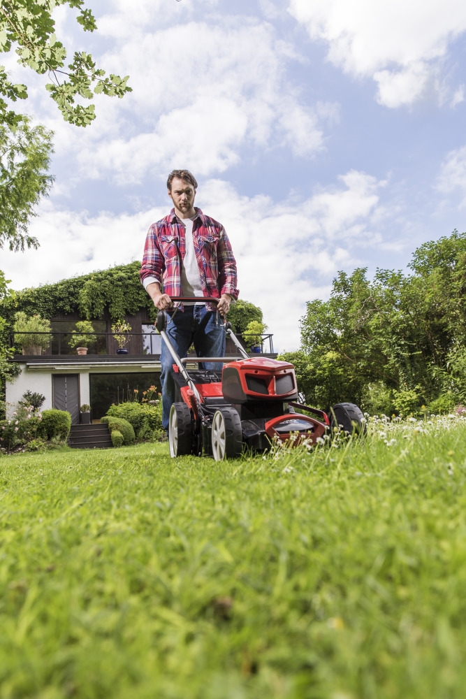 Газонокосилка аккумуляторная AL-KO Energy Flex 46.9 Li SP с аккумулятором и ЗУ купить по цене 51 142 ₽ в интернет магазине ТЕХСАД