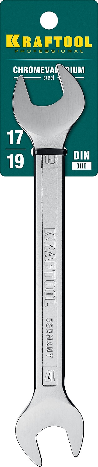 KRAFTOOL 17х19 мм, Cr-V сталь, хромированный, гаечный ключ рожковый 27033-17-19_z01 KRAFTOOL 17х19 мм, Cr-V сталь, хромированный, гаечный ключ рожковый 27033-17-19_z01 купить по цене 230 ₽ в интернет магазине ТЕХСАД