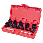 Набор торцевых головок для поврежденных гаек и болтов, 8-21 мм, кейс, 15 предметов МАСТАК 109-30015C купить по цене 14 700 ₽ в интернет магазине ТЕХСАД