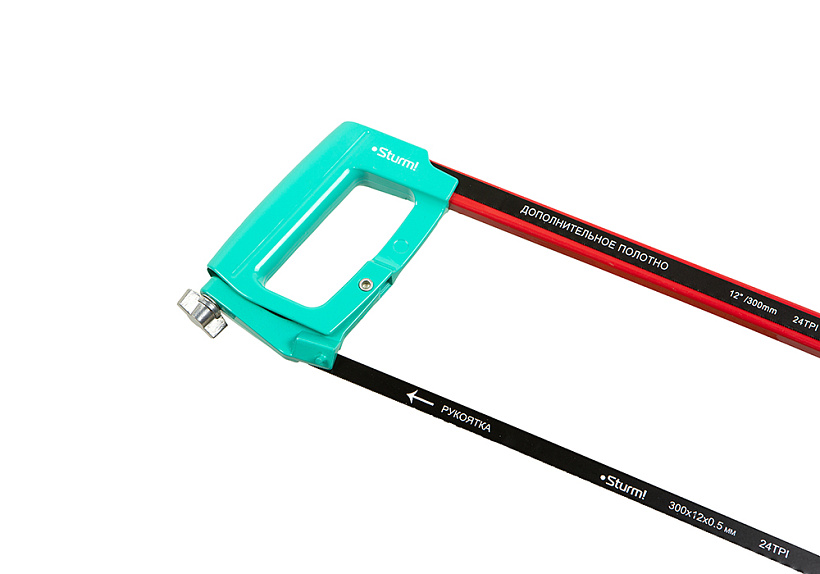Ножовка по металлу Sturm! 1061-07-300 со встроенным дополнительным полотном купить по цене 750 ₽ в интернет магазине ТЕХСАД