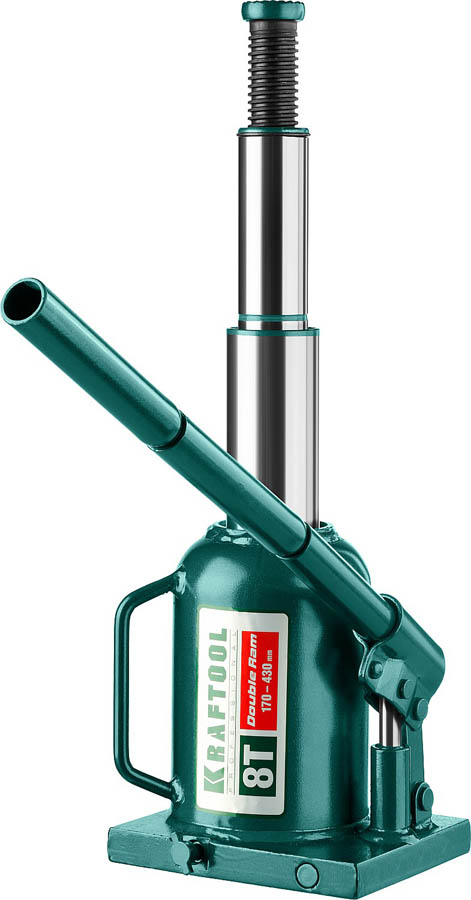 KRAFTOOL 8 т, 170-430 мм, домкрат гидравлический бутылочный сварной телескопический Double Ram 43463-8 KRAFTOOL 8 т, 170-430 мм, домкрат гидравлический бутылочный сварной телескопический Double Ram 43463-8 купить по цене 7 560 ₽ в интернет магазине ТЕХСАД
