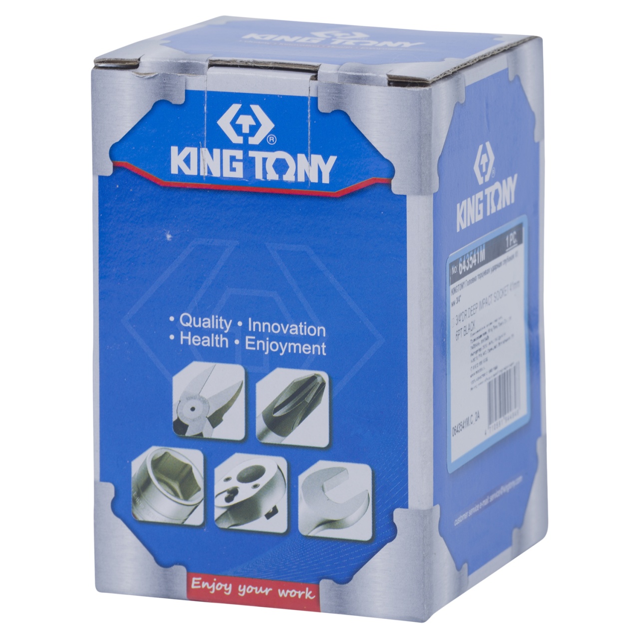 Головка торцевая ударная глубокая шестигранная 3/4'', 41 мм KING TONY 643541M купить по цене 2 080 ₽ в интернет магазине ТЕХСАД