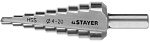 STAYER 4-20 мм, 9 ступеней, HSS, сверло ступенчатое 29660-4-20-9 Master купить по цене 860 ₽ в интернет магазине ТЕХСАД