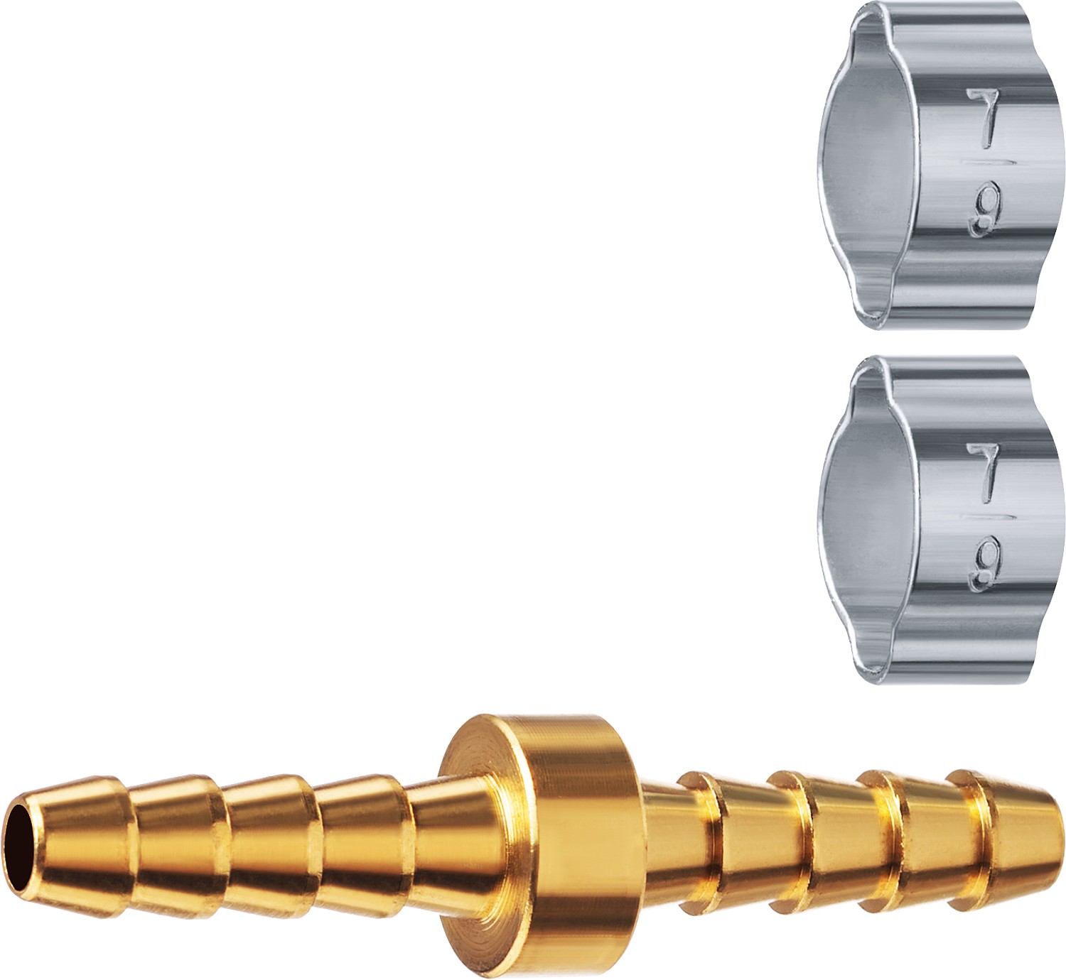 ЗУБР 6 мм, соединитель с хомутами 64925-06 Профессионал купить по цене 222 ₽ в интернет магазине ТЕХСАД