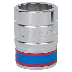 Головка торцевая стандартная двенадцатигранная 3/4'', 27 мм KING TONY 633027M купить по цене 770 ₽ в интернет магазине ТЕХСАД