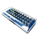 Набор вставок (бит) 1/4'', PH, PZ, Hex, Torx, Slotted, 31 предмет МАСТАК 058-00031C купить по цене 860 ₽ в интернет магазине ТЕХСАД