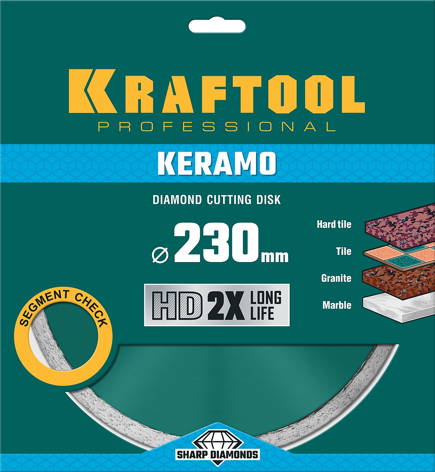 KRAFTOOL Ø 230Х22.2 мм, алмазный, сплошной, по керамограниту, керамической плитке диск отрезной KERAMO 36684-230 KRAFTOOL Ø 230Х22.2 мм, алмазный, сплошной, по керамограниту, керамической плитке диск отрезной KERAMO 36684-230 купить по цене 2 070 ₽ в интернет магазине ТЕХСАД
