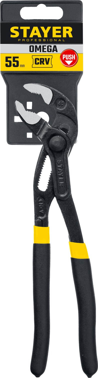 STAYER 250 мм, клещи переставные OMEGA 2239_z02 Professional купить по цене 830 ₽ в интернет магазине ТЕХСАД