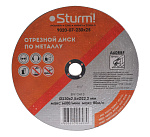 Отрезной диск по металлу Sturm! 9020-07-230x25 купить по цене 150 ₽ в интернет магазине ТЕХСАД
