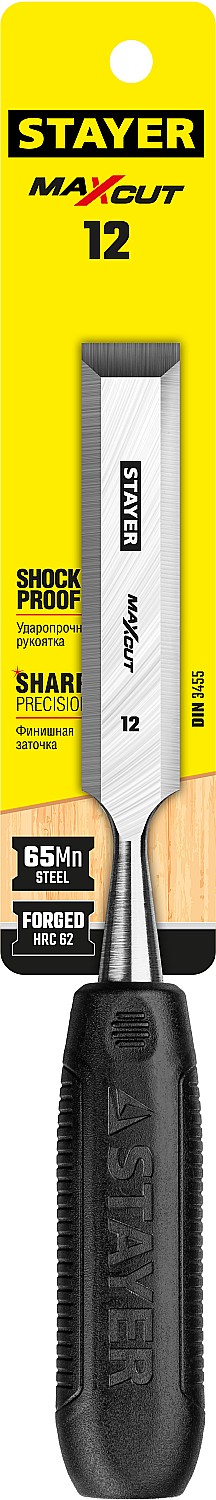 STAYER 12 мм, с плоской пластмассовой ручкой, стамеска 1820-12_z01 STAYER 12 мм, с плоской пластмассовой ручкой, стамеска 1820-12_z01 купить по цене 420 ₽ в интернет магазине ТЕХСАД