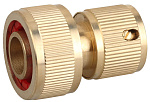 GRINDA Ø 3/4'', соединитель с автостопом 8-426130_z01 купить по цене 585 ₽ в интернет магазине ТЕХСАД