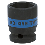 Головка торцевая ударная шестигранная 1/2'', 23 мм KING TONY 453523M купить по цене 490 ₽ в интернет магазине ТЕХСАД