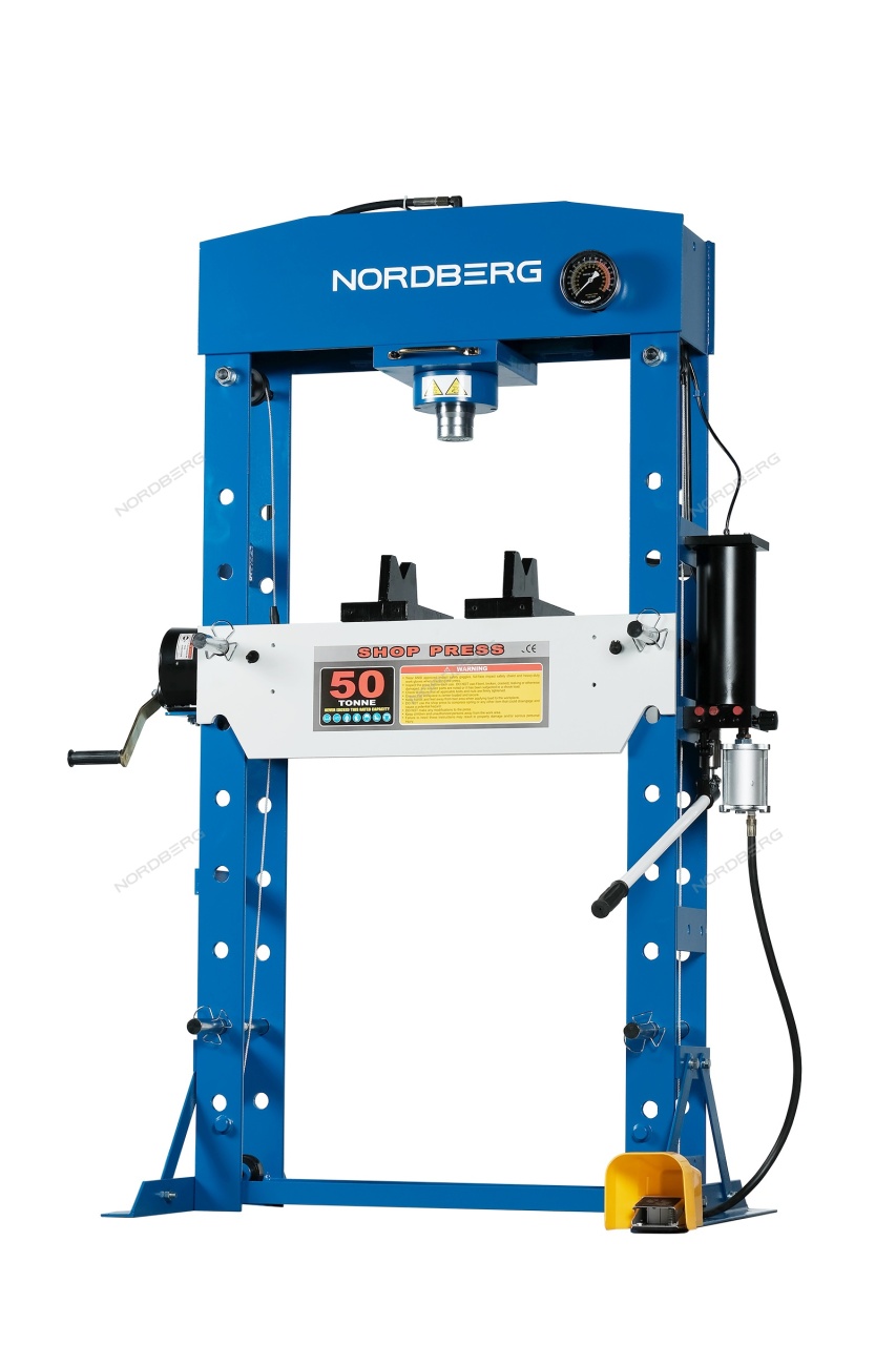 Пресс напольный 50 т, гидравлический NORDBERG N3650A купить по цене 211 424 ₽ в интернет магазине ТЕХСАД