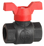 ЗУБР d=1/2'' кран шаровой полнопроходной, бабочка, ''мама-мама'' 4-51523-P-1/2 купить по цене 138 ₽ в интернет магазине ТЕХСАД