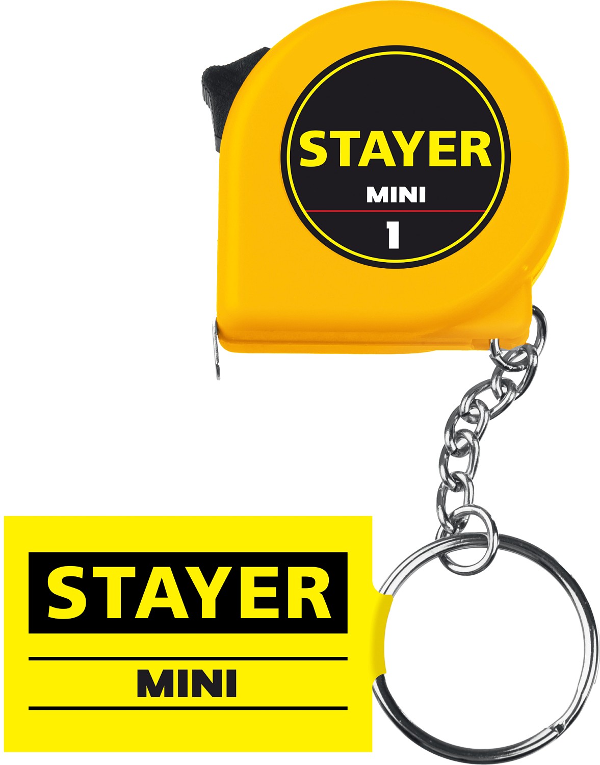 STAYER 1 м х 6 мм, рулетка-брелок 34140-1_z02 купить по цене 137 ₽ в интернет магазине ТЕХСАД