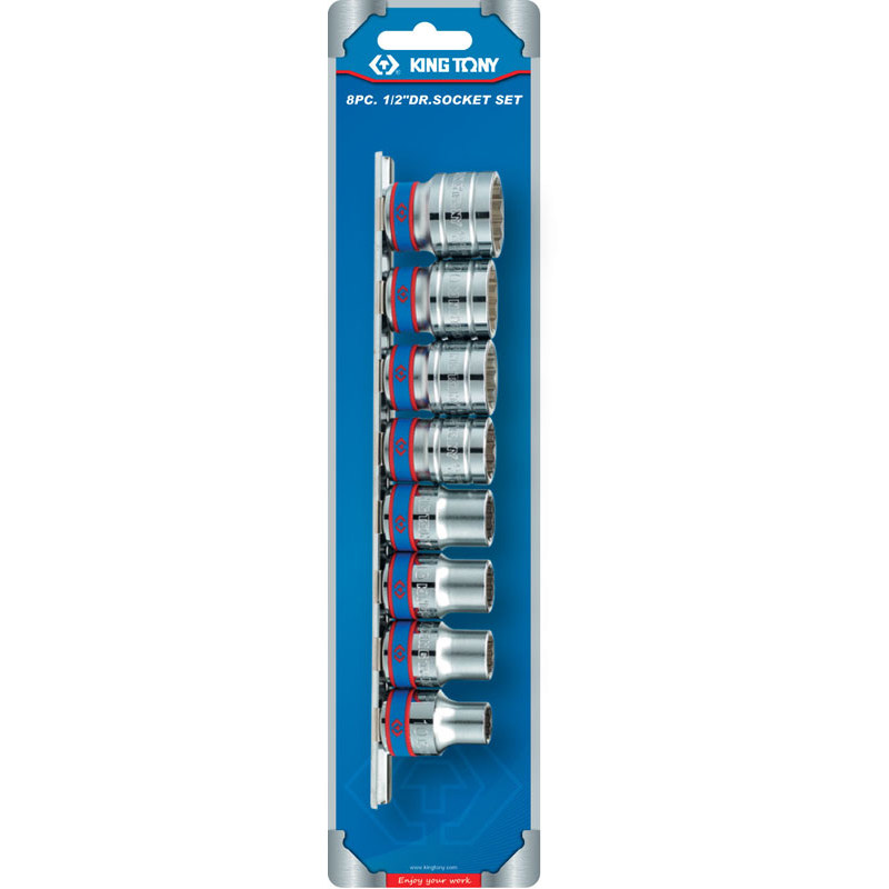 Набор торцевых головок 1/2'', шестигранные, 10-22 мм, 8 предметов KING TONY 4510MR купить по цене 2 130 ₽ в интернет магазине ТЕХСАД