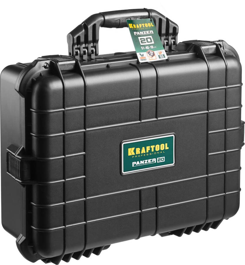 KRAFTOOL 510 х 400 х 188 мм (20''), пластиковый, ящик пылевлагозащищенный IP55 PANZER 38251-20 купить по цене 8&nbsp;090 ₽ в интернет магазине ТЕХСАД