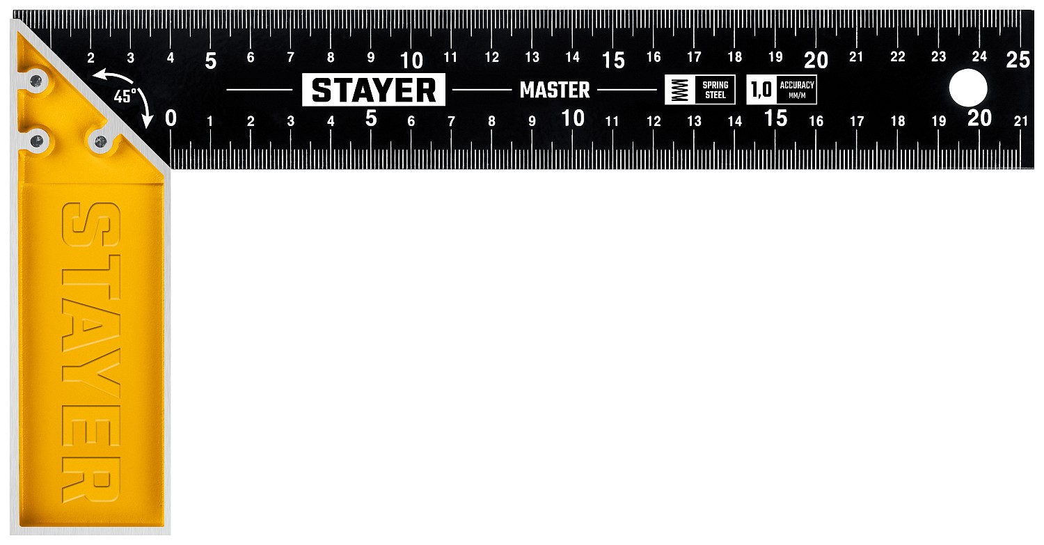 STAYER 250 мм, столярный угольник со алюм. полотном 3430-25_z02 STAYER 250 мм, столярный угольник со алюм. полотном 3430-25_z02 купить по цене 370 ₽ в интернет магазине ТЕХСАД