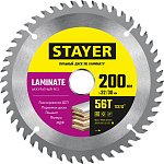 STAYER 200 x 32/30 мм, 56T, диск пильный по ламинату Laminate 3684-200-32-56_z01 купить по цене 860 ₽ в интернет магазине ТЕХСАД