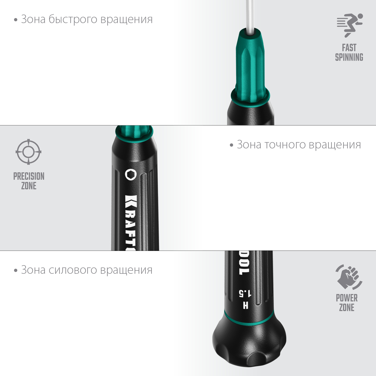 KRAFTOOL HEX 1.5, отвертка для точных работ Precision 25685-1.5 купить по цене 256 ₽ в интернет магазине ТЕХСАД