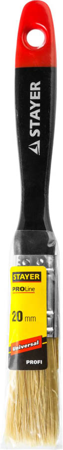 STAYER 20 мм, 3/4'', щетина натуральная светлая, кисть плоская UNIVERSAL-PROFI 0104-020 STAYER 20 мм, 3/4'', щетина натуральная светлая, кисть плоская UNIVERSAL-PROFI 0104-020 купить по цене 67 ₽ в интернет магазине ТЕХСАД