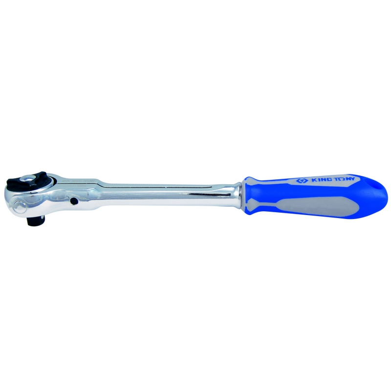 Трещотка 3/8'', 235 мм, 72 зубца, дисковый механизм, поворотная голова с кнопкой KING TONY 3752-09G купить по цене 3 430 ₽ в интернет магазине ТЕХСАД