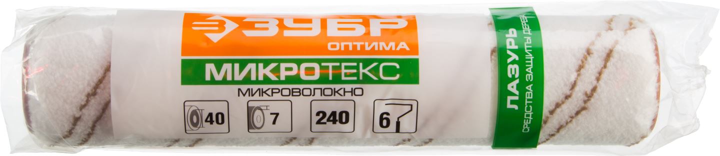 ЗУБР 180 мм, микрофибра, ворс 7 мм, бюгель 6 мм, Ø40 мм, ролик сменный 02545-18 купить по цене 107 ₽ в интернет магазине ТЕХСАД