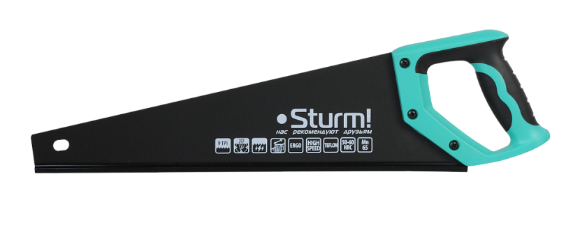 Ножовка по дереву Sturm! 1060-64-450 купить по цене 620 ₽ в интернет магазине ТЕХСАД