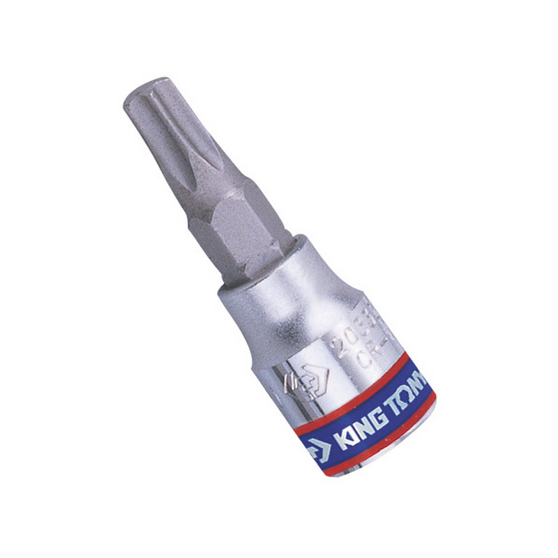 Насадка (бита) торцевая 1/4'', Torx, T20, L = 37 мм, с отверстием KING TONY 203720 купить по цене 130 ₽ в интернет магазине ТЕХСАД