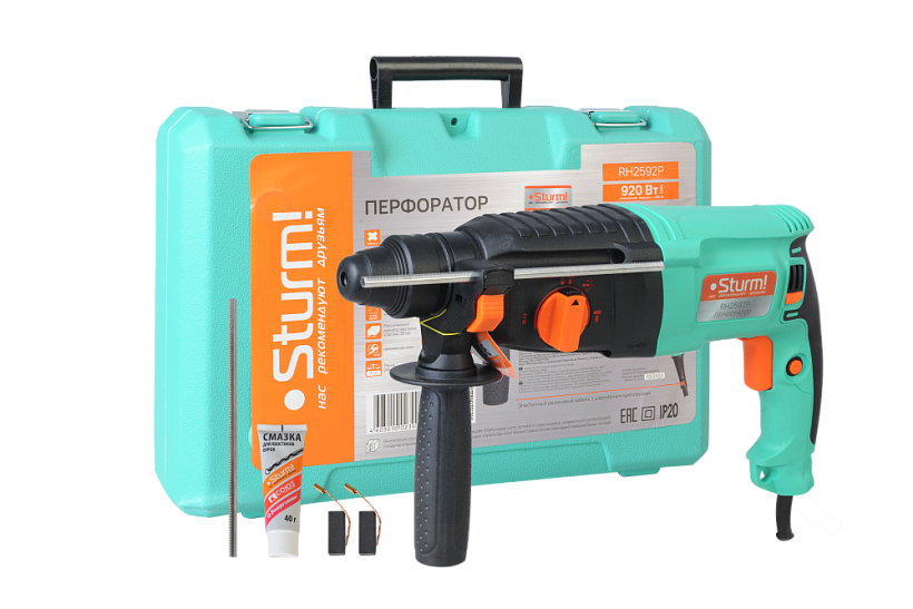 Перфоратор SDS Plus Sturm! RH2592P купить по цене 7 990 ₽ в интернет магазине ТЕХСАД