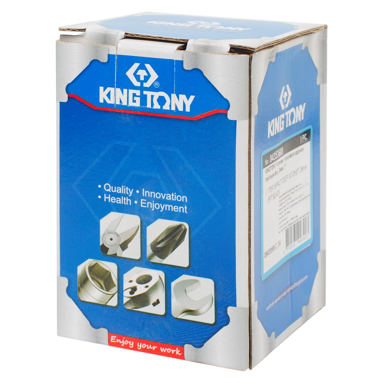 Головка торцевая ударная глубокая шестигранная 1'', 36 мм KING TONY 843536M купить по цене 2 490 ₽ в интернет магазине ТЕХСАД