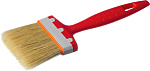 ЗУБР 75 мм, 3'', щетина натуральная светлая, пластмассовая ручка, кисть плоская УНИВЕРСАЛ 01015-075 Стандарт купить по цене 195 ₽ в интернет магазине ТЕХСАД
