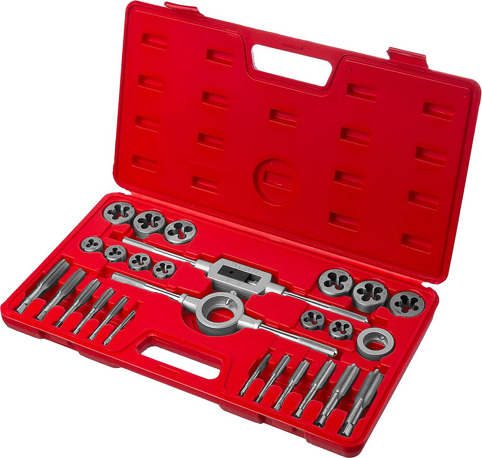 ЗУБР 27 предметов, 9ХС, набор метчиков и плашек в пластик. боксе 28123-H27 ЗУБР 27 предметов, 9ХС, набор метчиков и плашек в пластик. боксе 28123-H27 купить по цене 7 440 ₽ в интернет магазине ТЕХСАД