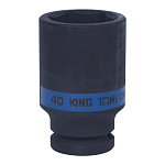 Головка торцевая ударная глубокая шестигранная 3/4'', 40 мм KING TONY 643540M купить по цене 2 040 ₽ в интернет магазине ТЕХСАД