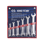 Набор рожковых ключей, 8-23 мм, 6 предметов KING TONY 1106MR купить по цене 2 720 ₽ в интернет магазине ТЕХСАД