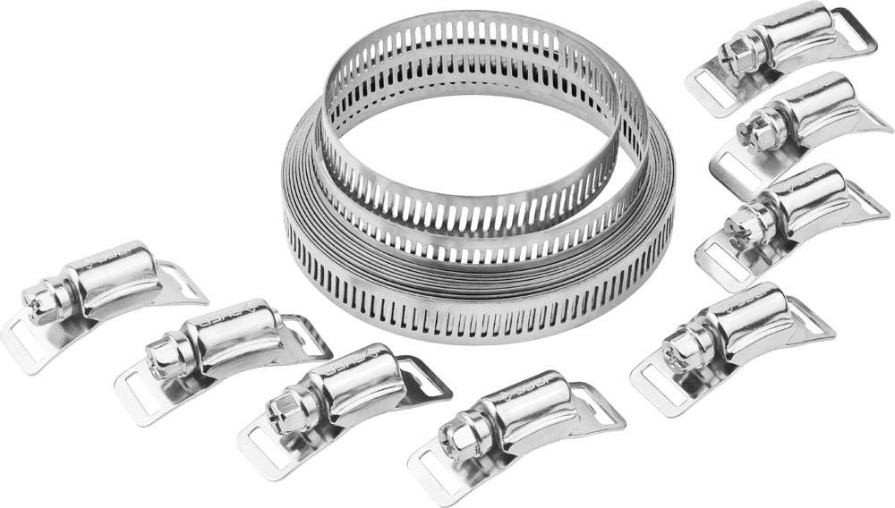 ЗУБР 3 мх12,7 мм, 8 замков, нержавеющий, набор: хомут универсальный 37815-H8 Профессионал купить по цене 1 440 ₽ в интернет магазине ТЕХСАД