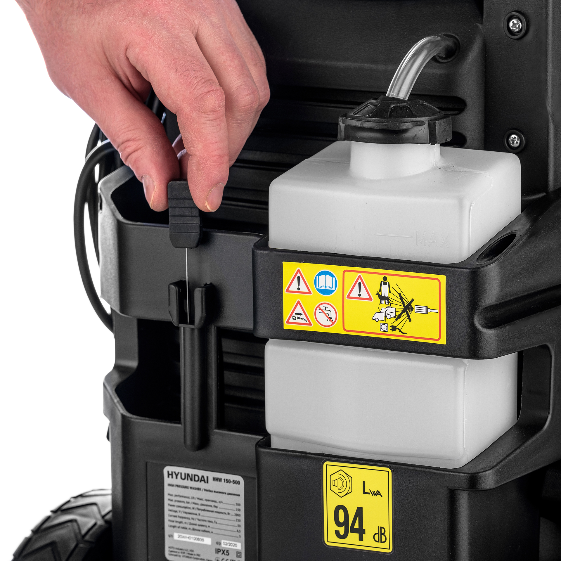 Мойка высокого давления Hyundai HHW 150-500 купить по цене 15&nbsp;790 ₽ в интернет магазине ТЕХСАД