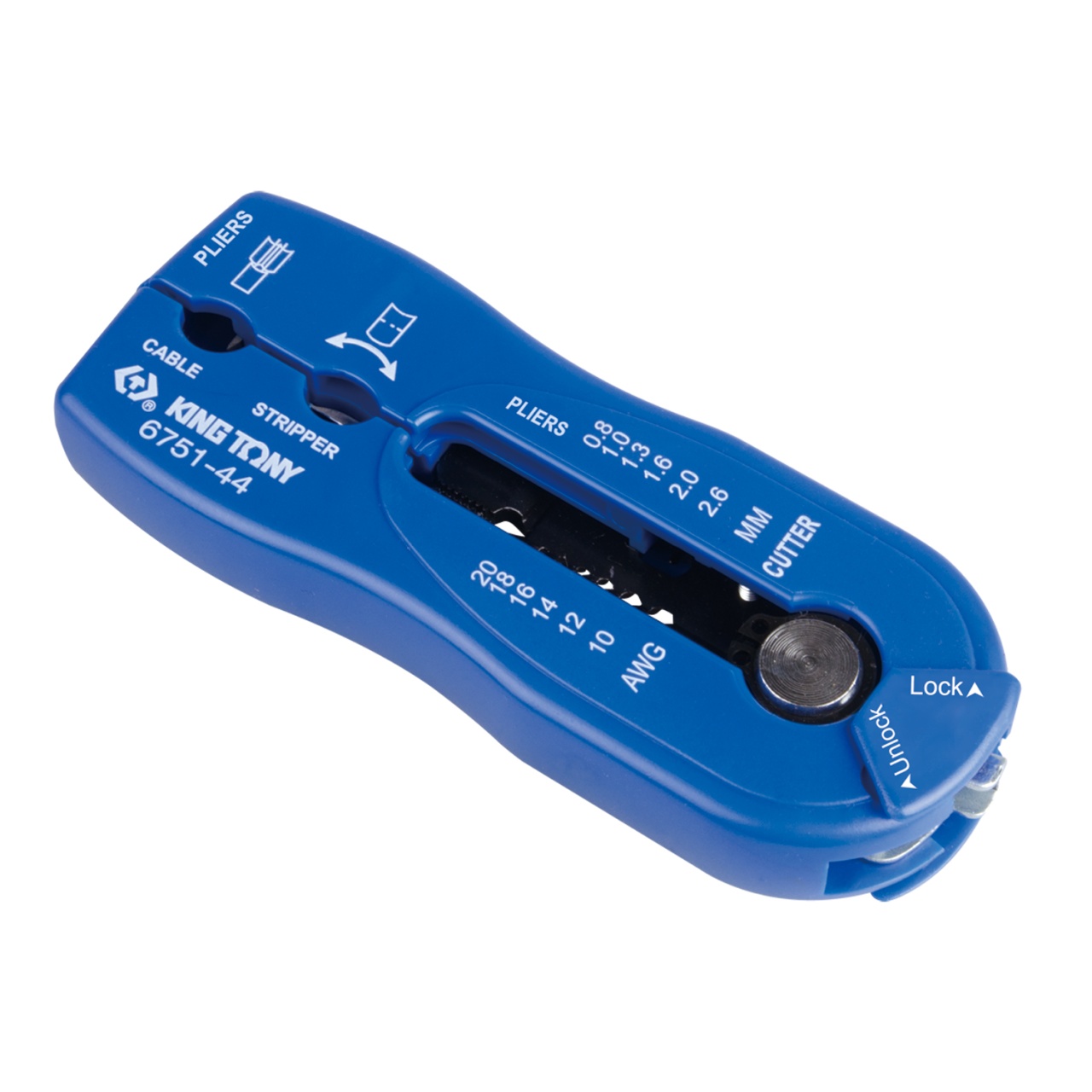Стриппер многофункциональный для зачистки и резки провода KING TONY 6751-44 купить по цене 1 280 ₽ в интернет магазине ТЕХСАД