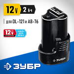 Аккумуляторная батарея Li-Ion, 12В, 2 Ач, тип T7 ЗУБР ST7-12-2 Профессионал купить по цене 2 370 ₽ в интернет магазине ТЕХСАД