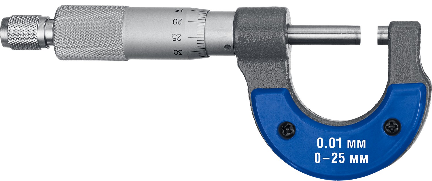 ЗУБР 0-25 мм, микрометр механический МК 25 34480-25_z02 Профессионал купить по цене 2 200 ₽ в интернет магазине ТЕХСАД