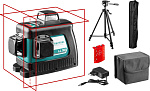 KRAFTOOL линейный лазерный нивелир со штативом LL3D 3 34640-3 Professional купить по цене 21 240 ₽ в интернет магазине ТЕХСАД