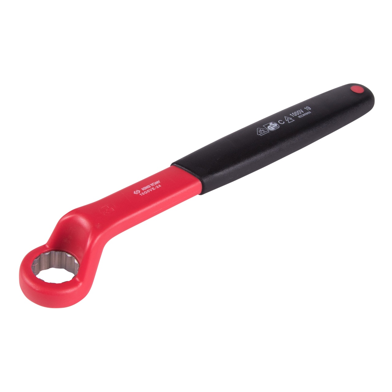 Ключ накидной диэлектрический 24 мм KING TONY 10G0VE-24 купить по цене 4 650 ₽ в интернет магазине ТЕХСАД
